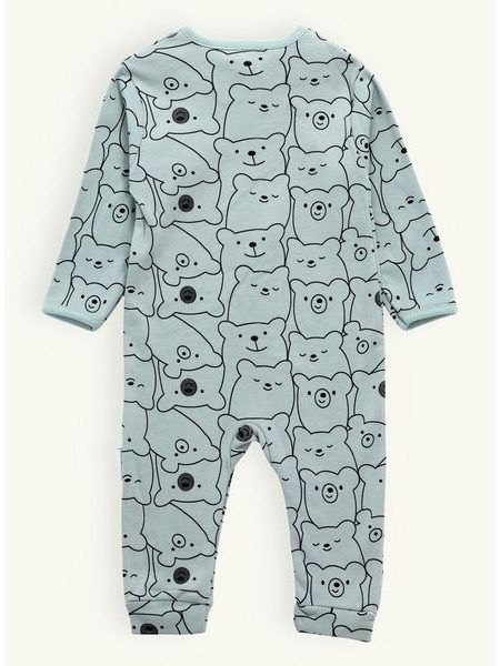 Dojčenské pyžamo VESELÉ MEDVEDÍKY mentolové