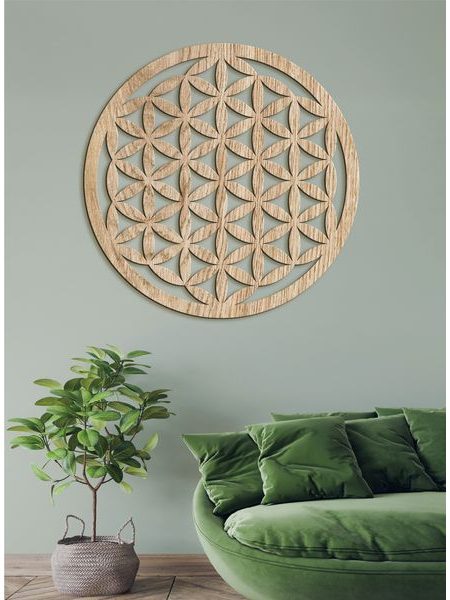 Drevená mandala Kvet života SOFIA