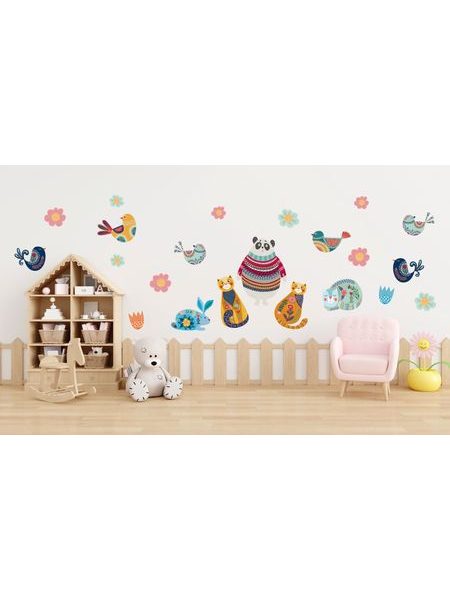 Zvieratká v štýle FOLK