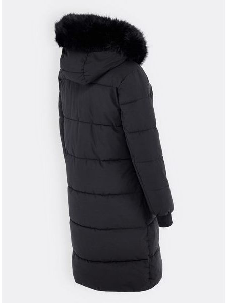 Dámská dlouhá zimní bunda černá