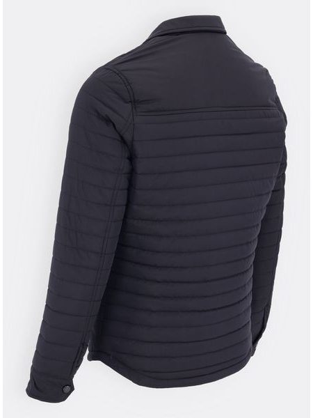 Pánska prechodná prešívaná bunda čierna