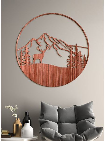 Drevený obraz s motívom Jeleňa