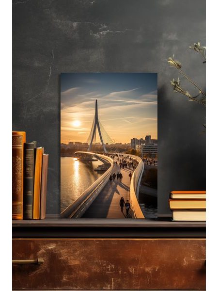 Obraz na stenu prechádzka mostom