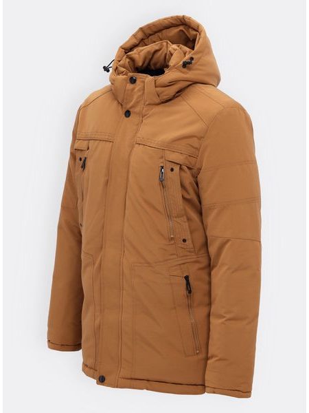Pánska zimná bunda kamelová