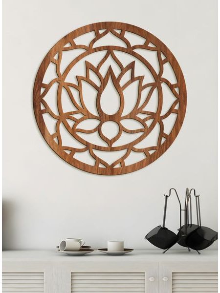 Mandala na stenu Kvet LOTOS