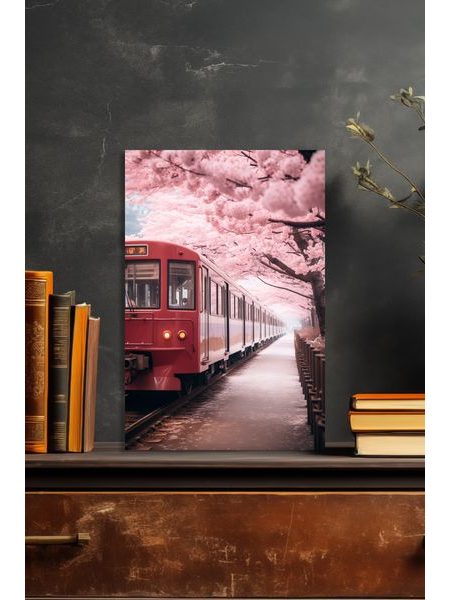 Obraz na stenu ružová alej