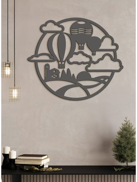 Drevený obraz na stenu let Balónom