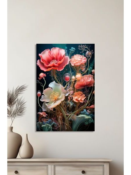 Romantický obraz na stenu kvety