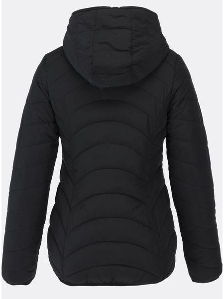 Dámská zimní bunda s plyšovou podšívkou černá