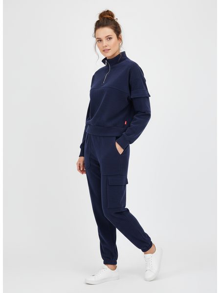 Dámská tepláková souprava tmavě modrá