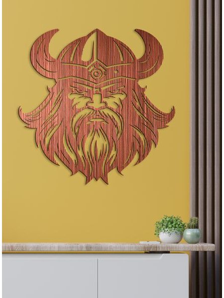 Dekorativní dřevěný obraz Viking