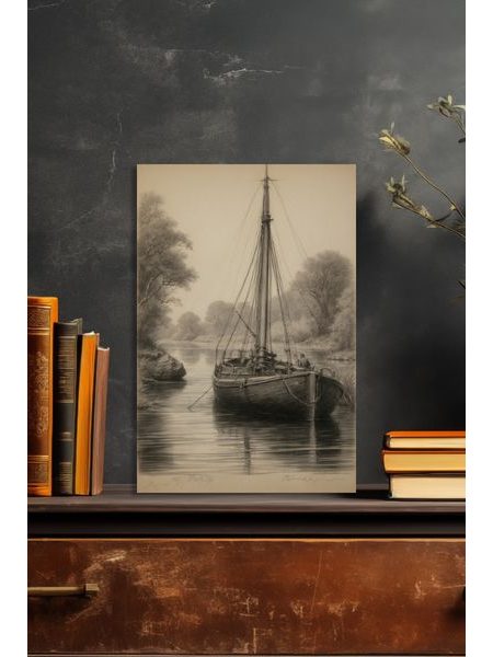 Obraz na stenu plavba loďou