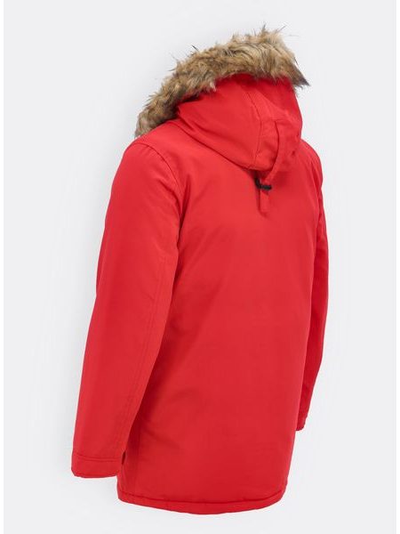 Pánská zimní bunda červená
