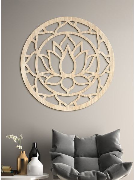 Mandala na stenu Kvet LOTOS
