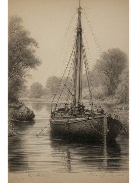 Obraz na stenu plavba loďou