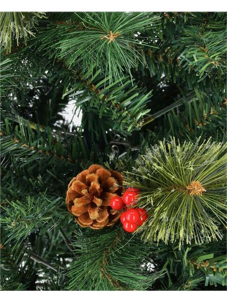 Umelý vianočný stromček Jedľa Švédska s ozdobami