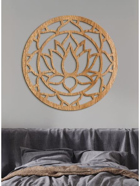 Mandala na stenu Kvet LOTOS