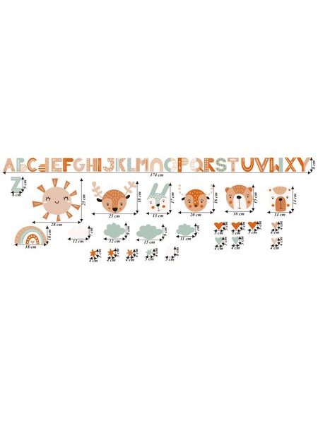 Veselá abeceda s indiánským motivem