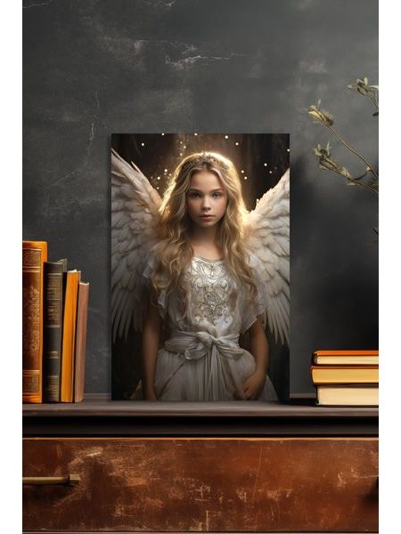 Dievčka s anjelskými krídlami
