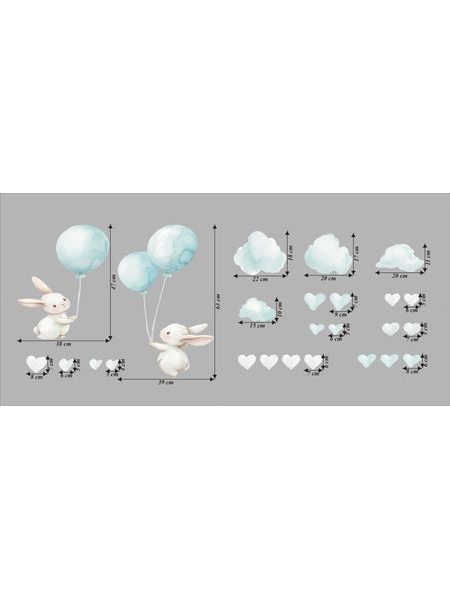 Létající zajíčci s balónky