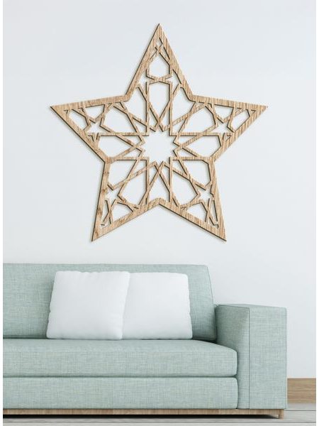 Dřevěný obraz Hvězda plná elegance