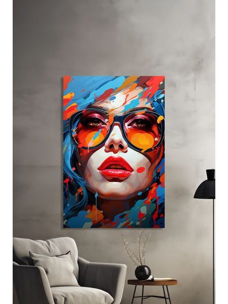Portrét ženy Pop art