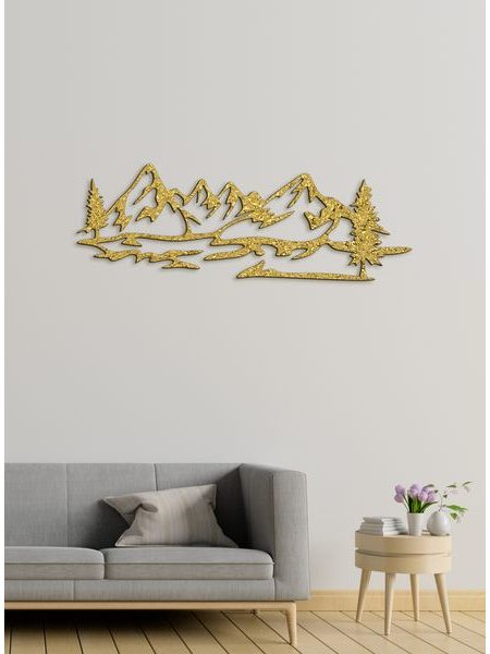 Drevený obraz Silueta Hôr