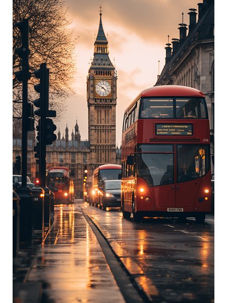 Obraz na stenu rušný život veľkomesta