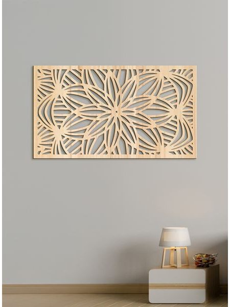 Luxusná drevena mandala LÁSKA