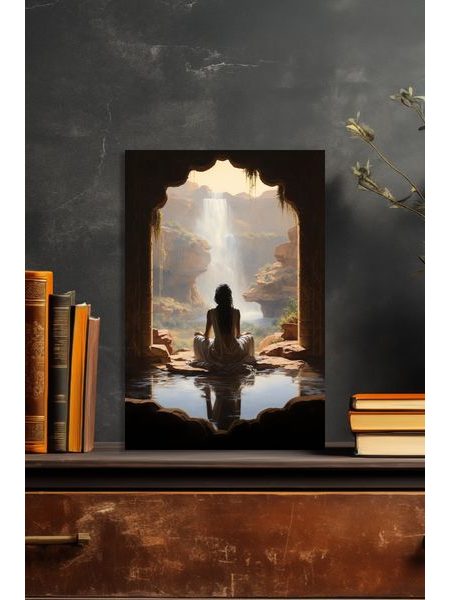 Obraz na stenu meditujúca žena