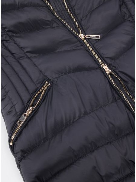 Dámska prešívaná bunda čierna