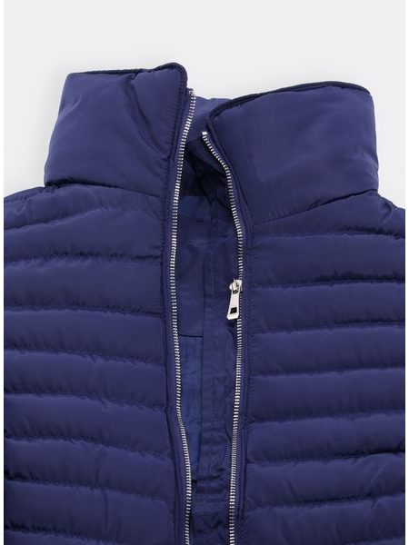 Dámská prošívaná bunda indigo