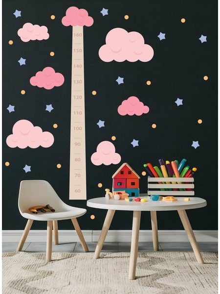 Růžová hvězdná obloha