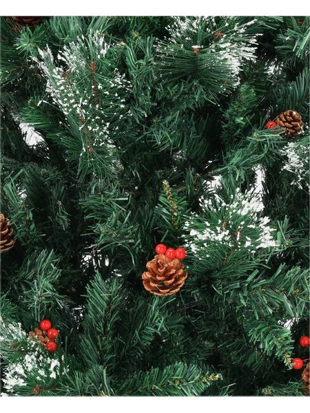 Vianočný stromček Kaukazská borovica s bobuľami a šiškami