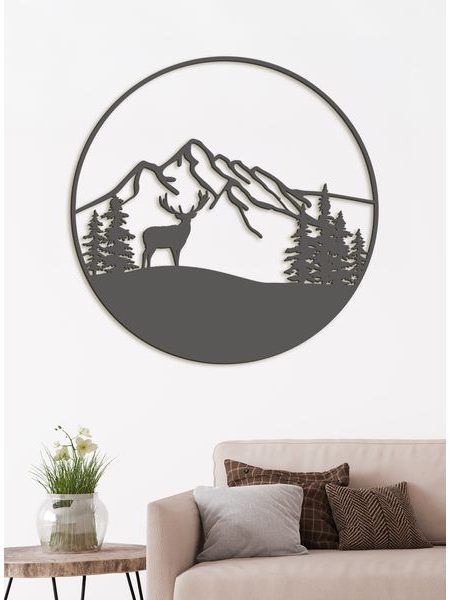 Drevený obraz s motívom Jeleňa