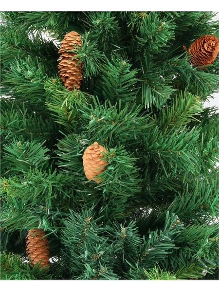 Umelý vianočný stromček Smrek Karpatský so šiškami