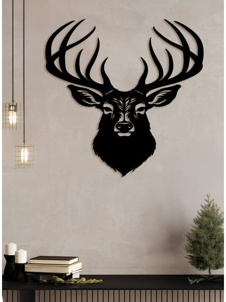 Dřevěný obrázek jelena