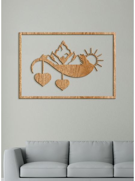 Drevený obraz na stenu Západ slnka