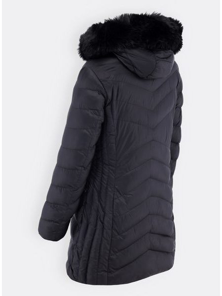 Dámska prešívaná bunda čierna