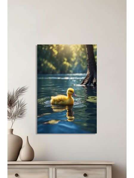 Obraz na stenu kačička vo vode