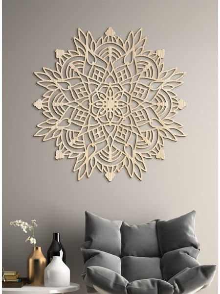 Drevená mandala Harmónia