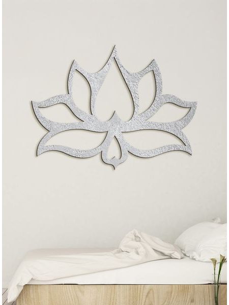 Drevený obraz na stenu Kvet LOTOS