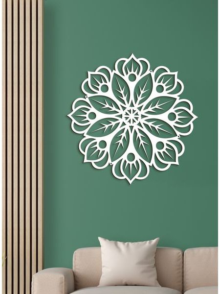 Dřevěná mandala na zeď BLOOM