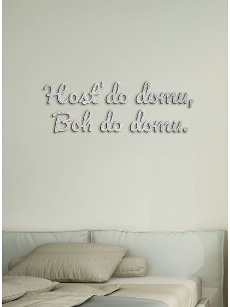 Citát na stenu "Hosť do domu, Boh do domu"