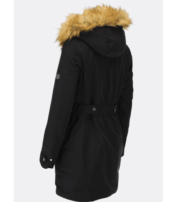 Zateplená dámská zimní bunda černá