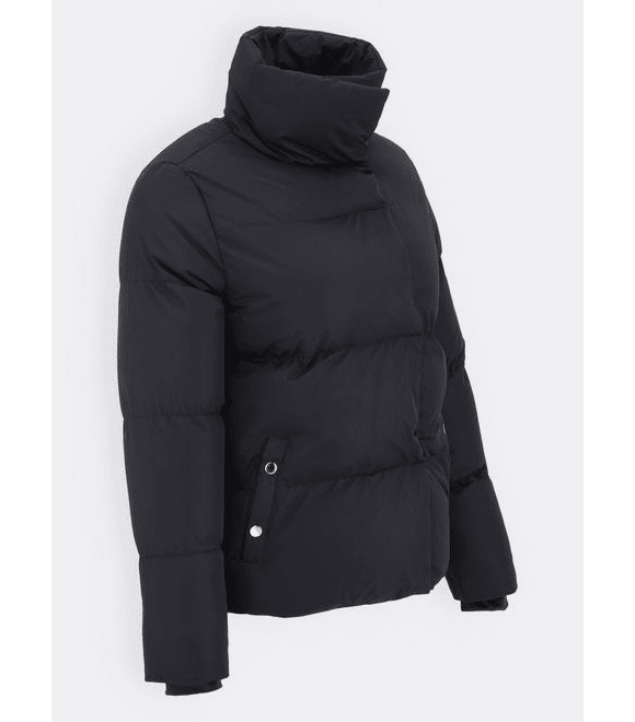 Dámská krátká zimní bunda černá