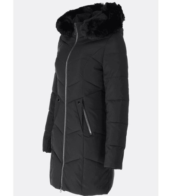 B8076 Dámská zimní bunda černá