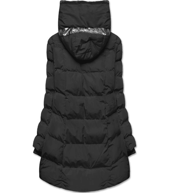 Zimná bunda s podšívkou čierna