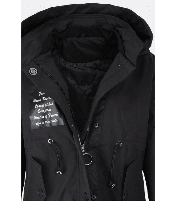 Dámska prechodná bunda čierna