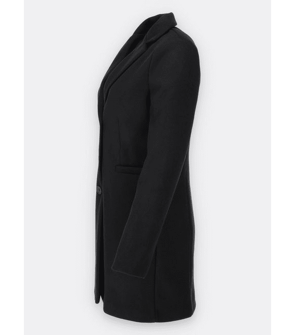 Klasický dámský kabát černý
